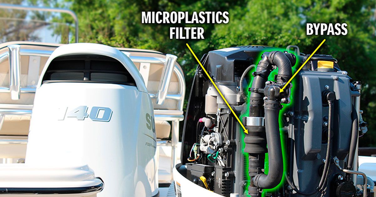 Filtro microplásticos para motores fueraborda